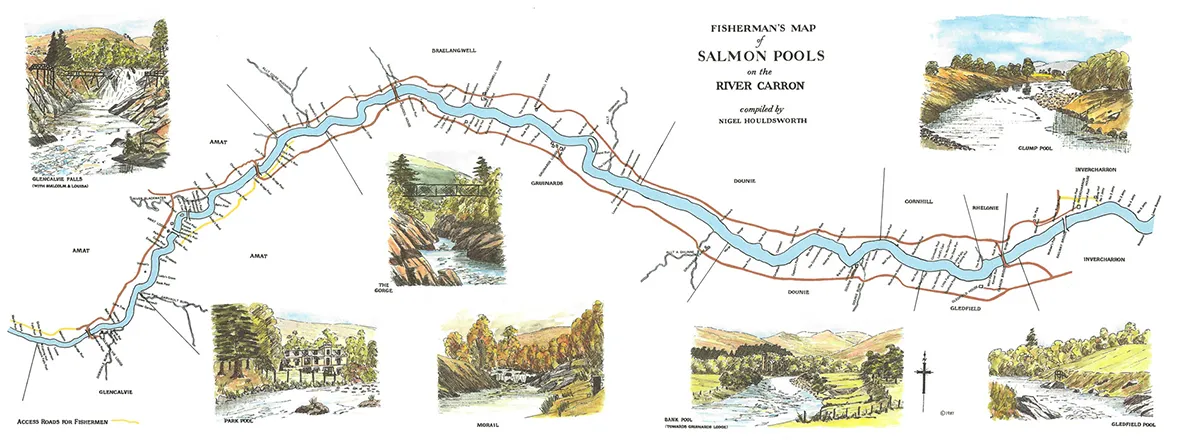 River Carron Map River Carron Map