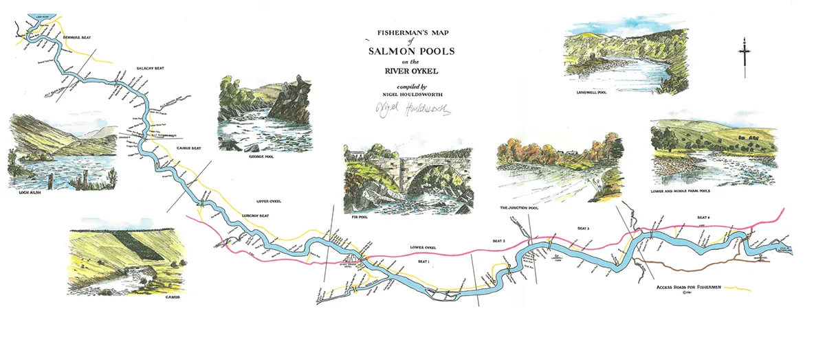 River Oykel map